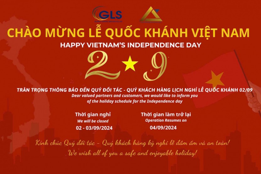 Thông báo lịch nghỉ lễ 2/9/2024